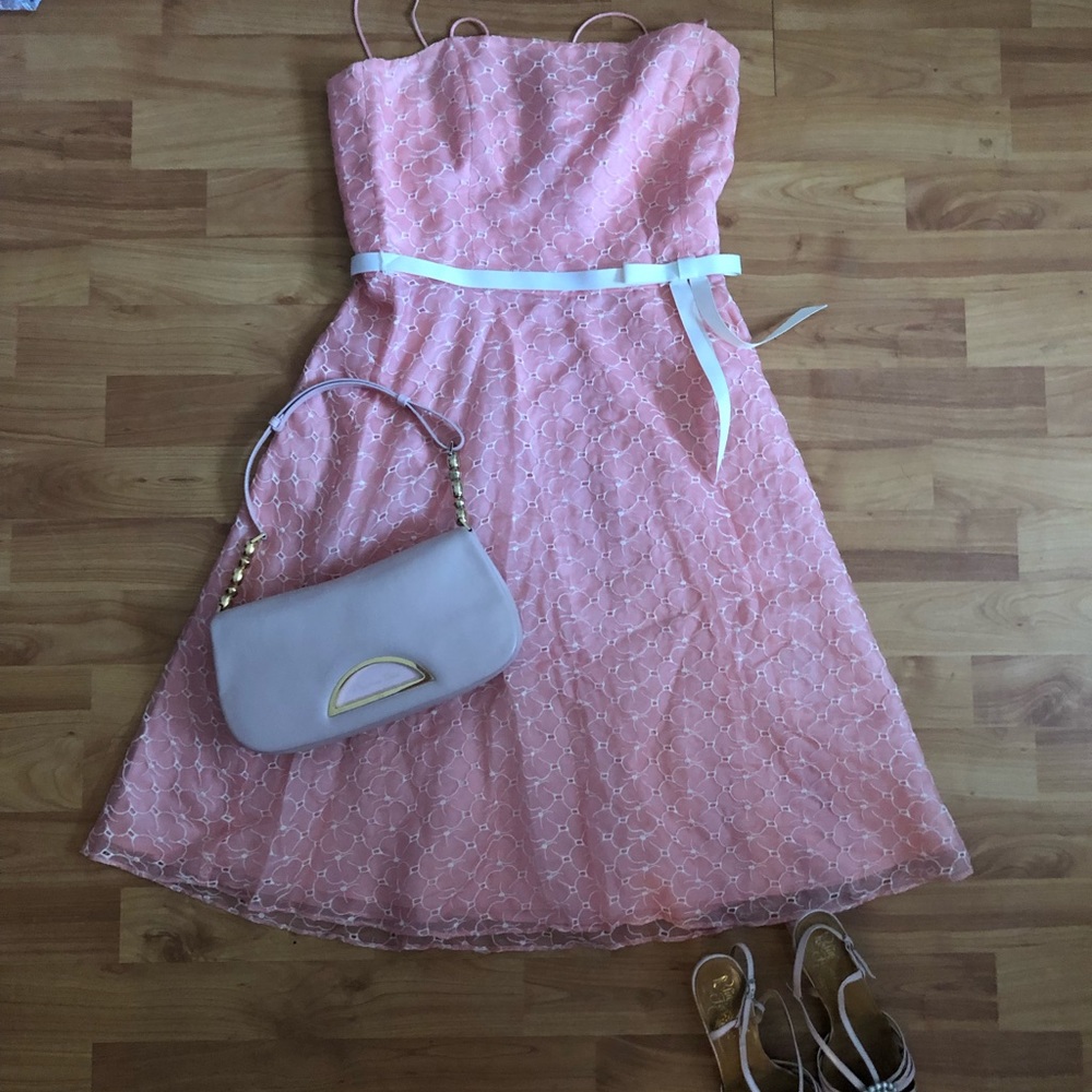 2000 S Yk 2 Laundry By Shelli Segal Pink Dress - Picture 4 of 9